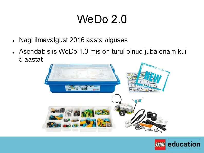 We. Do 2. 0 Nägi ilmavalgust 2016 aasta alguses Asendab siis We. Do 1.