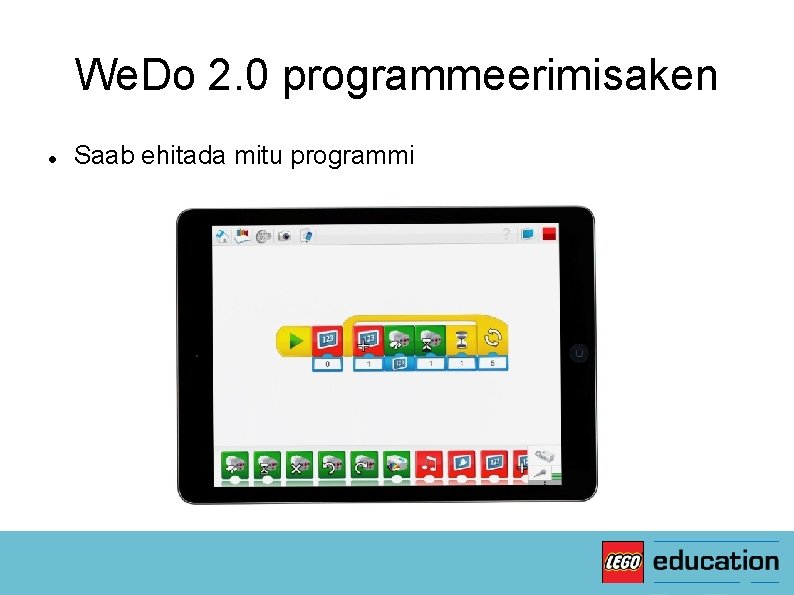 We. Do 2. 0 programmeerimisaken Saab ehitada mitu programmi 