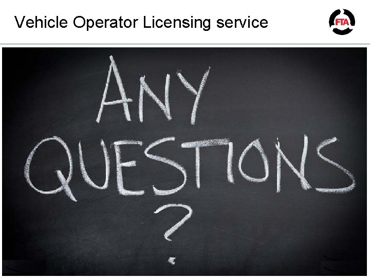 Vehicle Operator Licensing service 