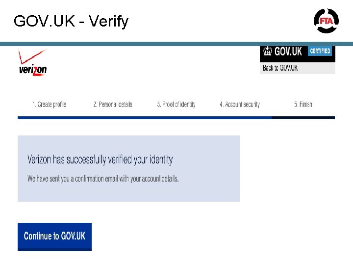 GOV. UK - Verify 