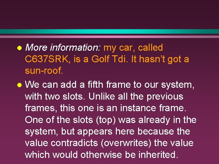 More information: my car, called C 637 SRK, is a Golf Tdi. It hasn’t