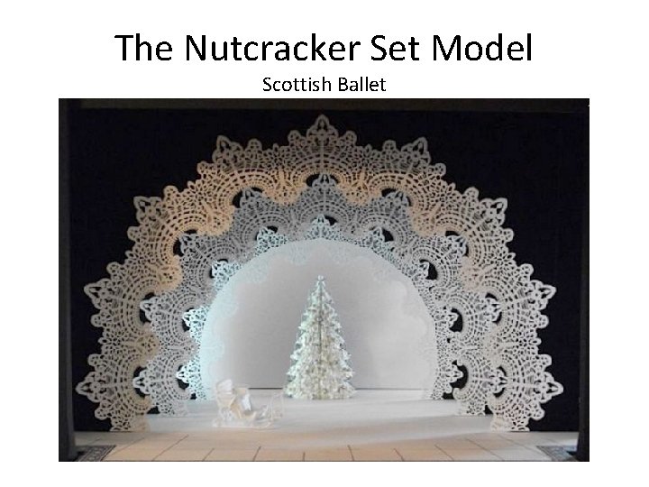 The Nutcracker Set Model Scottish Ballet 