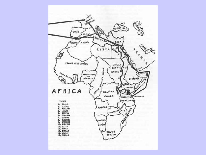 Africa Map 