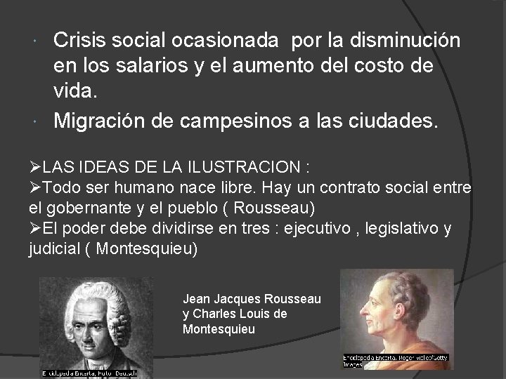 Crisis social ocasionada por la disminución en los salarios y el aumento del costo