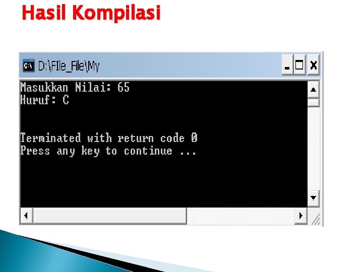 Hasil Kompilasi 