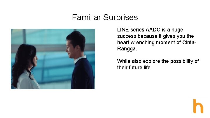 Familiar Surprises LINE series AADC is a huge success because it gives you the