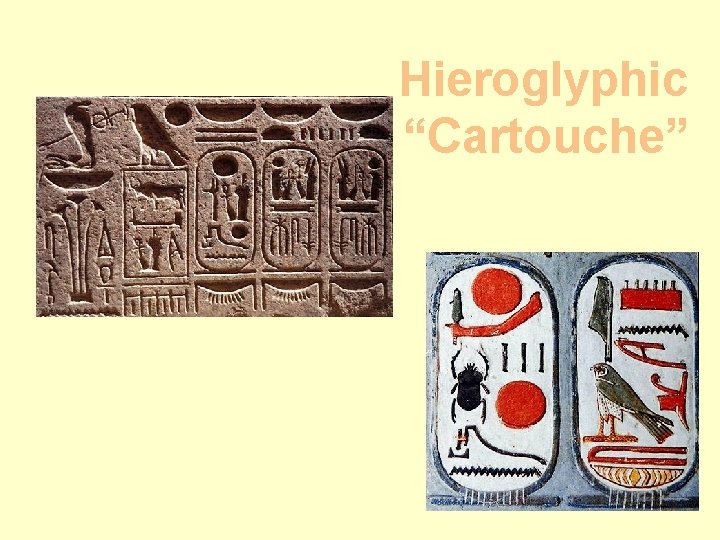 Hieroglyphic “Cartouche” 