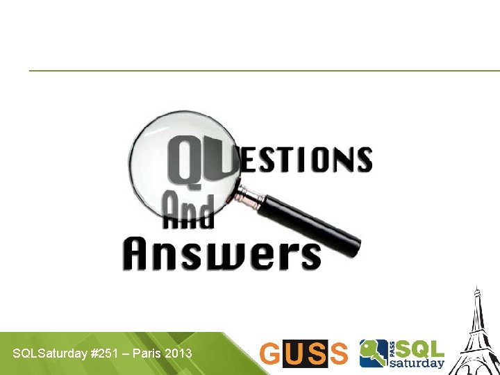 SQLSaturday #251 – Paris 2013 