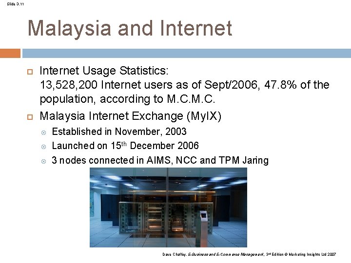 Slide 3. 11 Malaysia and Internet Usage Statistics: 13, 528, 200 Internet users as