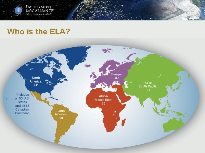 Who is the ELA? 