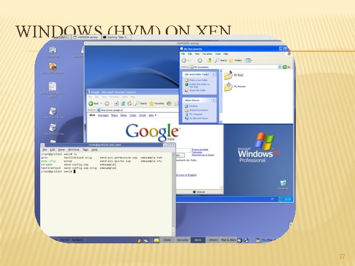 WINDOWS (HVM) ON XEN 37 