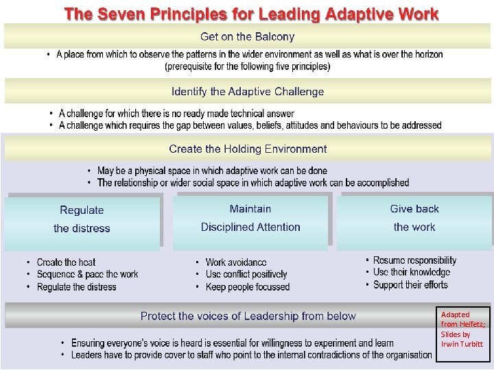 Adapted from Heifetz; Slides by Irwin Turbitt 