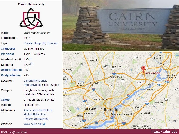 http: //cairn. edu 