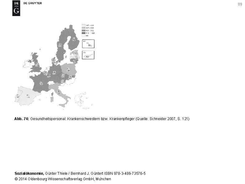 89 Abb. 74: Gesundheitspersonal: Krankenschwestern bzw. Krankenpfleger (Quelle: Schneider 2007, S. 121) Sozialökonomie, Günter