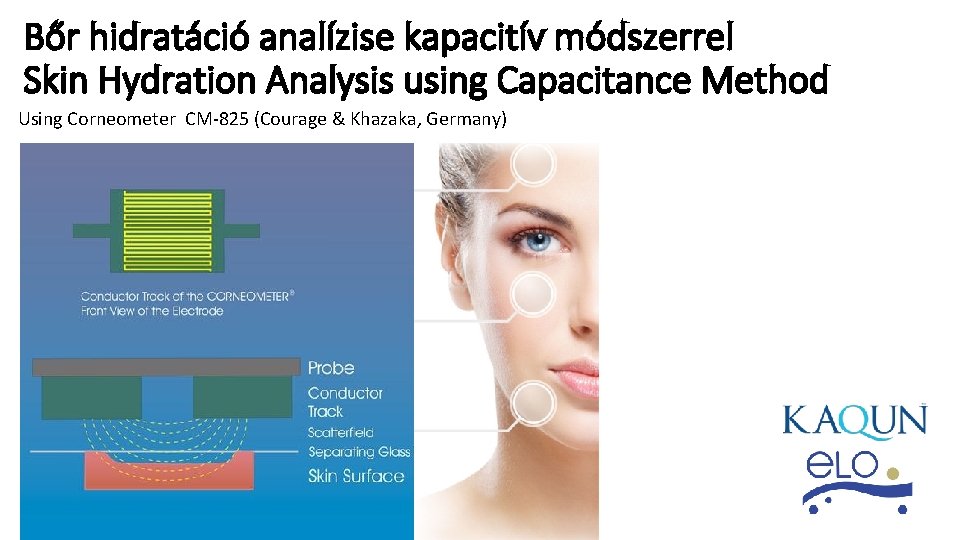 Bőr hidratáció analízise kapacitív módszerrel Skin Hydration Analysis using Capacitance Method Using Corneometer CM-825
