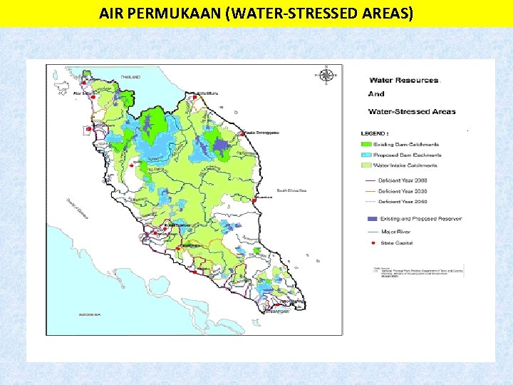 AIR PERMUKAAN (WATER-STRESSED AREAS) 