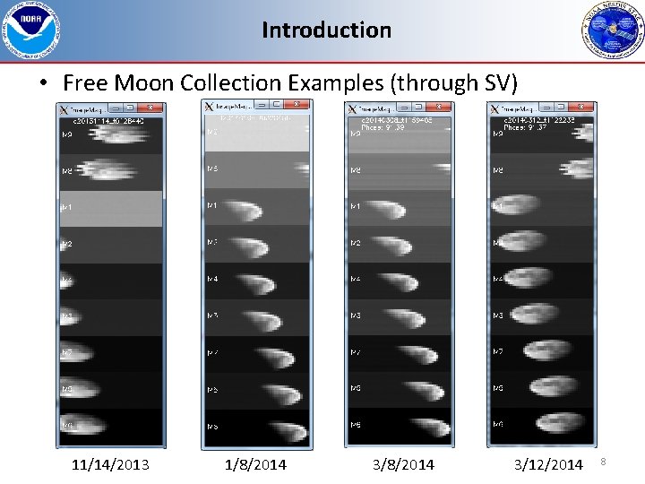 Introduction • Free Moon Collection Examples (through SV) 11/14/2013 1/8/2014 3/12/2014 8 