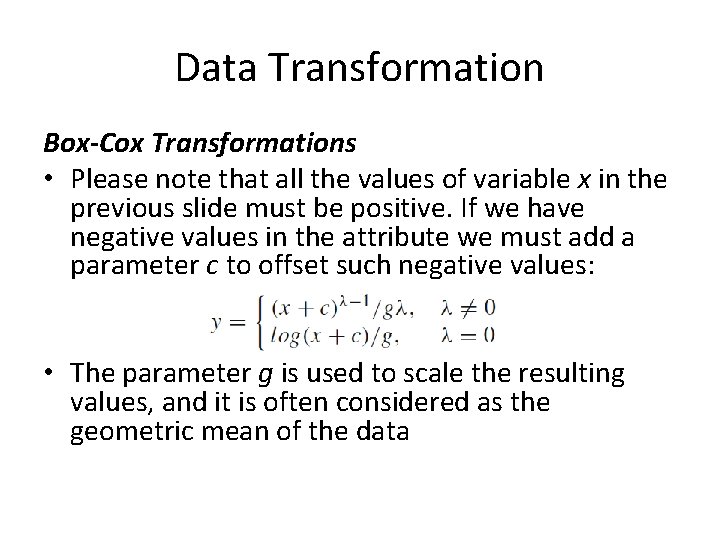 Data Preparation Basic Models Data Preparation Basic Models