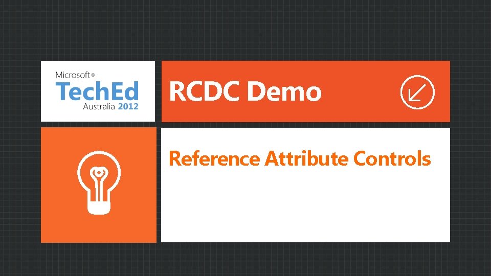 RCDC Demo Reference Attribute Controls 