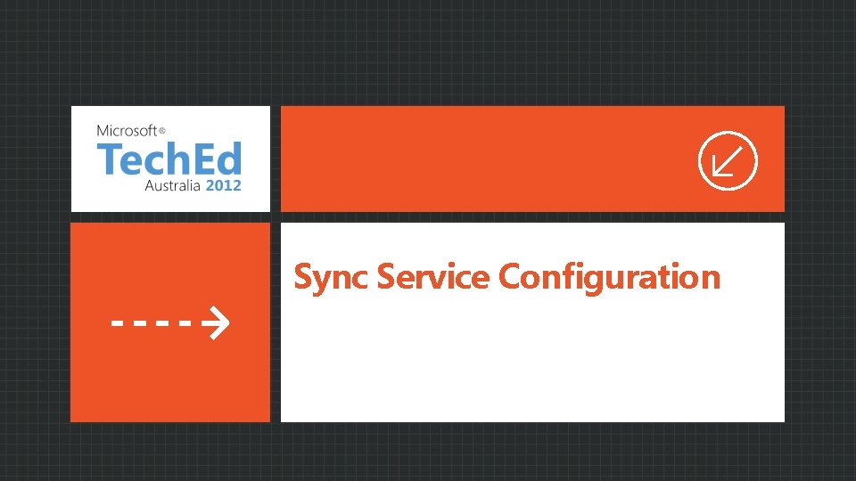 Sync Service Configuration 