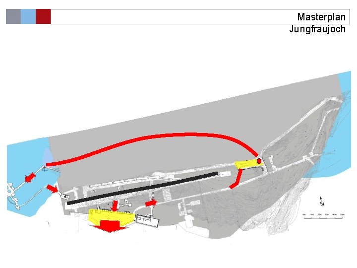 Masterplan Jungfraujoch Einstieg Ausstieg 
