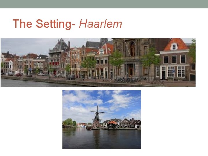 The Setting- Haarlem 