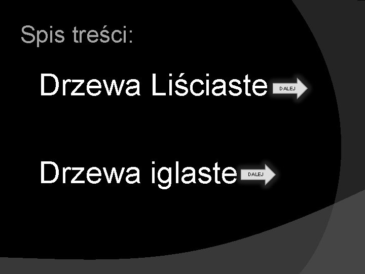 Spis treści: Drzewa Liściaste Drzewa iglaste DALEJ 