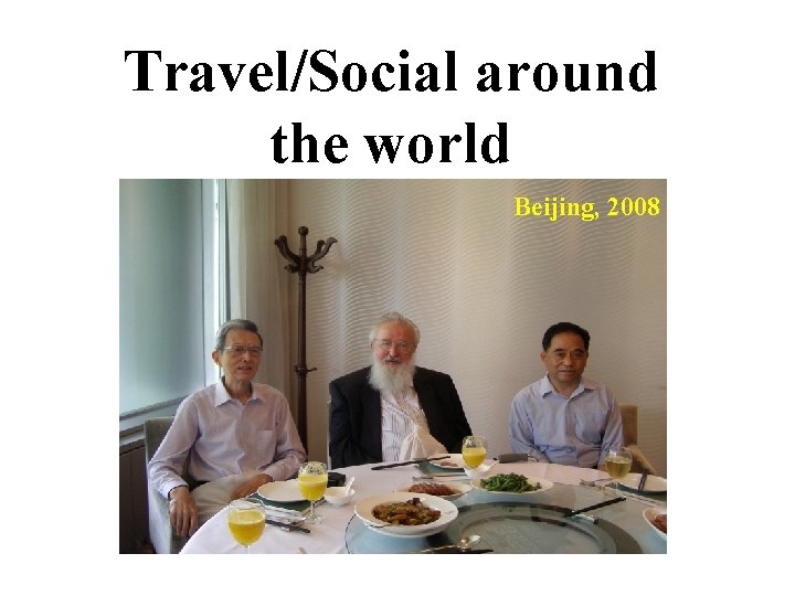 Travel/Social around the world Beijing, 2008 