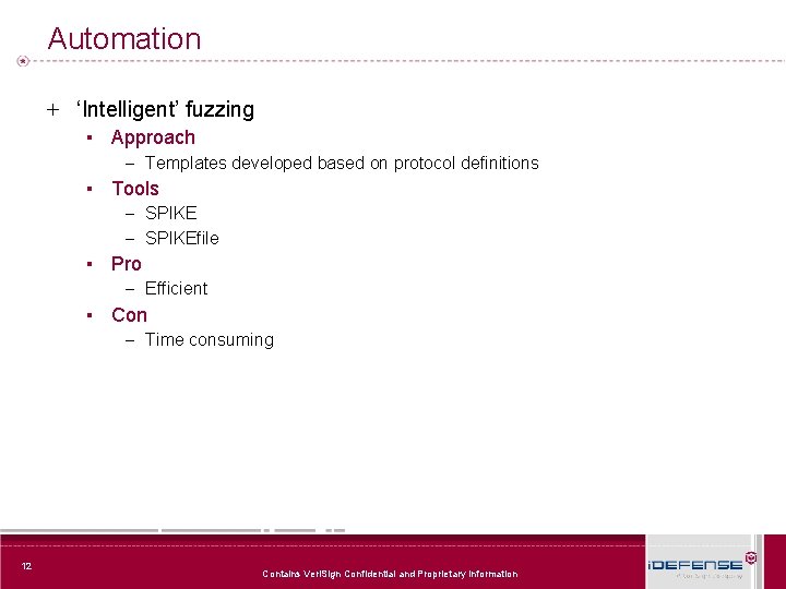 Automation + ‘Intelligent’ fuzzing ▪ Approach – Templates developed based on protocol definitions ▪