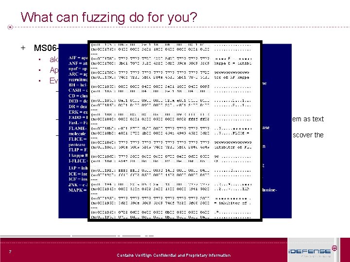 What can fuzzing do for you? + MS 06 -01 - Graphics Rendering Engine