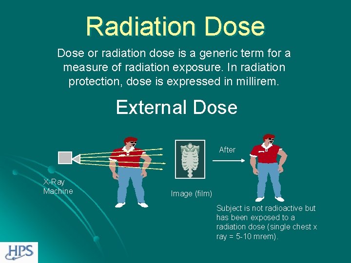 Radiation Dose or radiation dose is a generic term for a measure of radiation