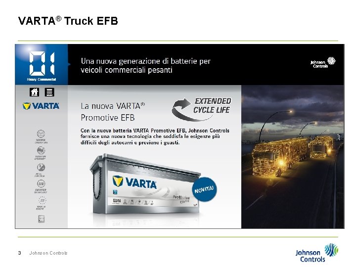 VARTA® Truck EFB 3 Johnson Controls 