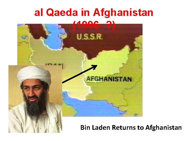 al Qaeda in Afghanistan (1996 - ? ) Bin Laden Returns to Afghanistan 