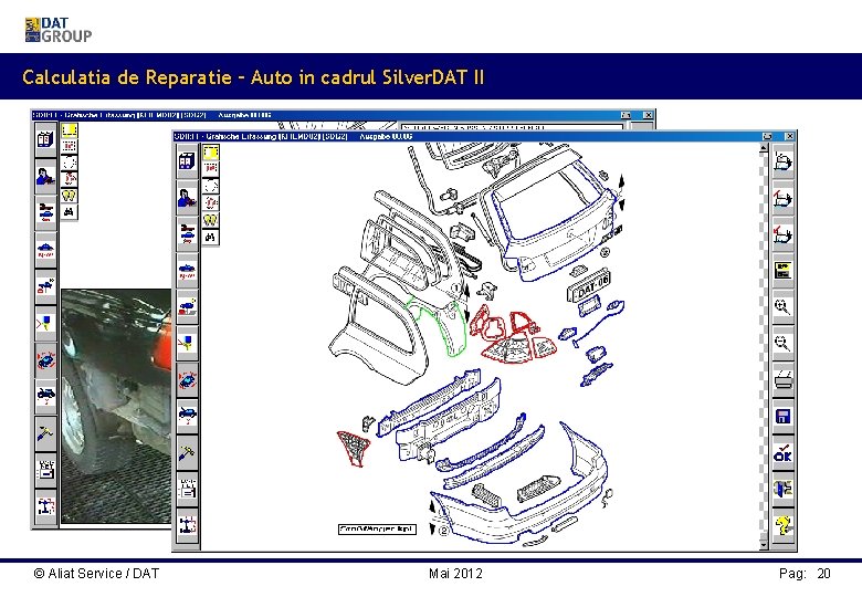 Calculatia de Reparatie – Auto in cadrul Silver. DAT II © Aliat Service /