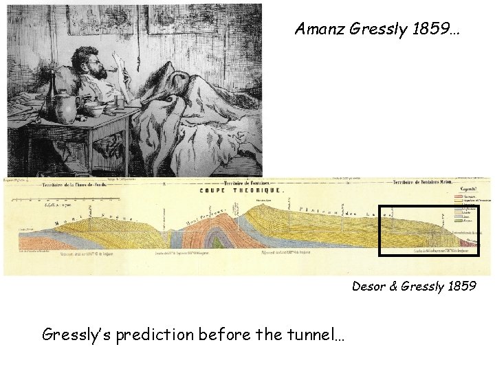 Amanz Gressly 1859… Desor & Gressly 1859 Gressly’s prediction before the tunnel… 