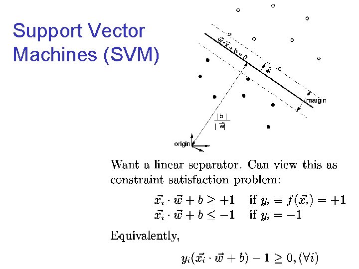Support Vector Machines (SVM) 
