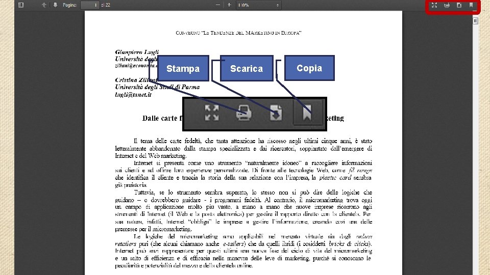 Stampa Scarica Copia 