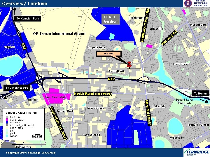 Overview/ Landuse DENEL Aviation To Kempton Park OR Tambo International Airport The Site To