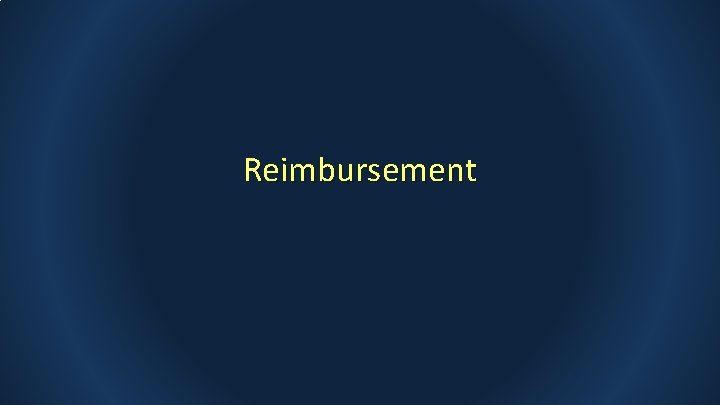 Reimbursement 