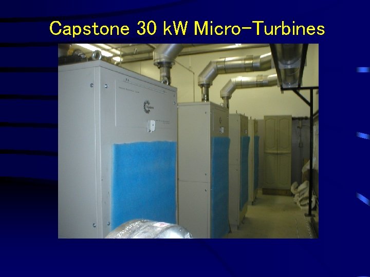 Capstone 30 k. W Micro-Turbines 