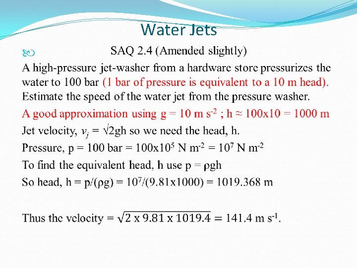 Water Jets 