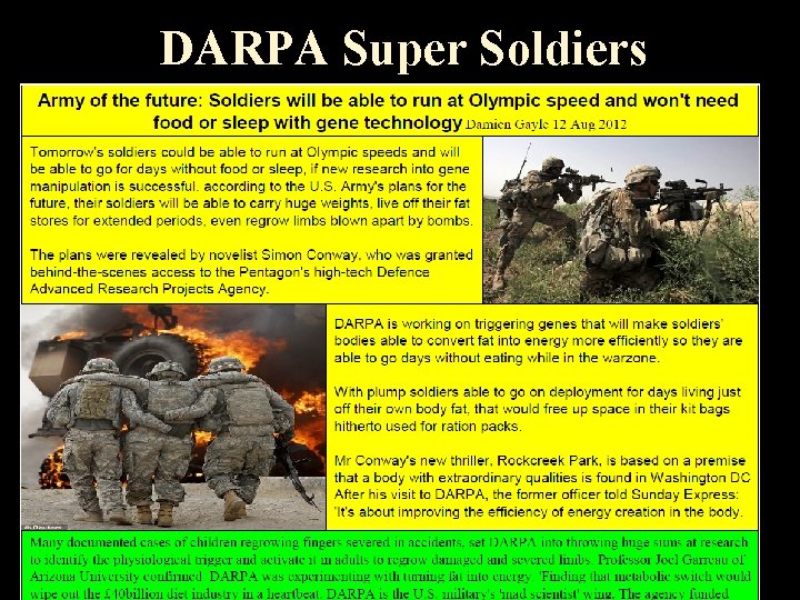 DARPA Super Soldiers 