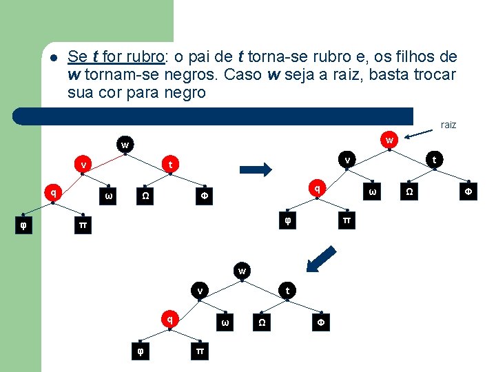 l Se t for rubro: o pai de t torna-se rubro e, os filhos