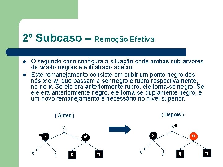 2º Subcaso – Remoção Efetiva l l O segundo caso configura a situação onde