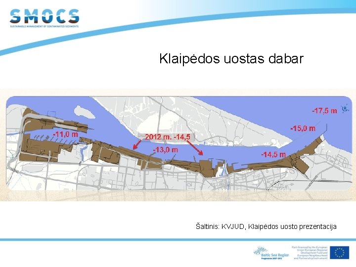 Klaipėdos uostas dabar Šaltinis: KVJUD, Klaipėdos uosto prezentacija 