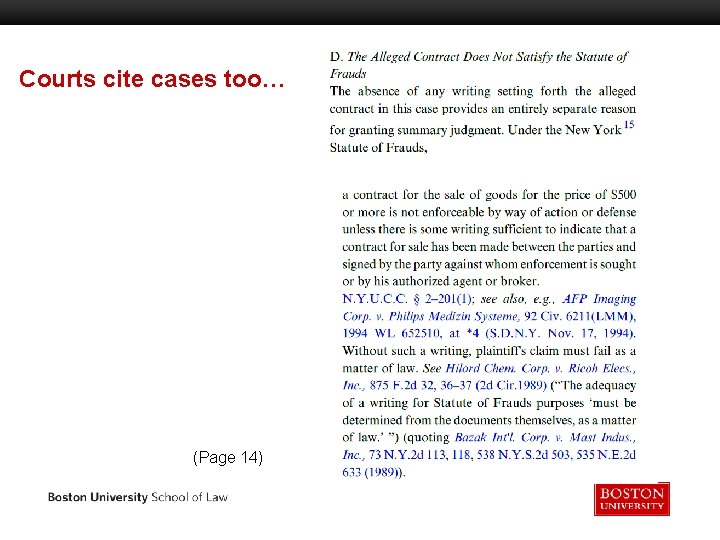 Courts cite cases too… (Page 14) 