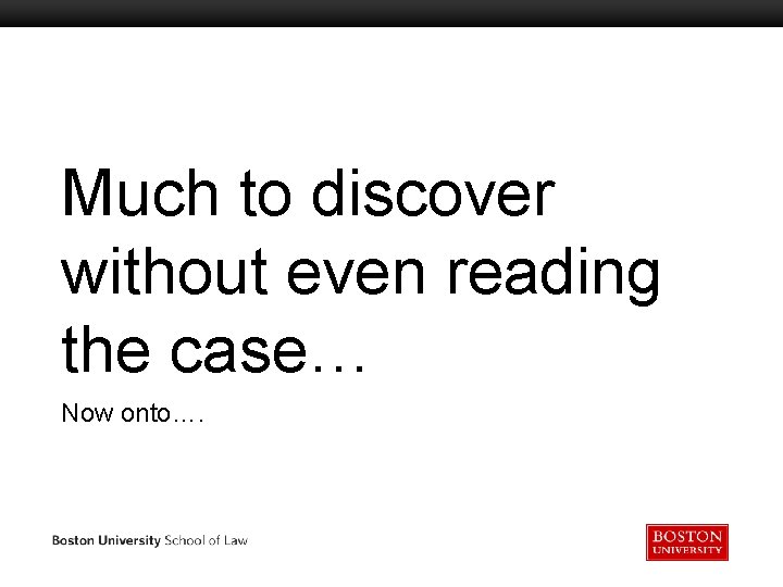 Much to discover without even reading the case… Now onto…. 