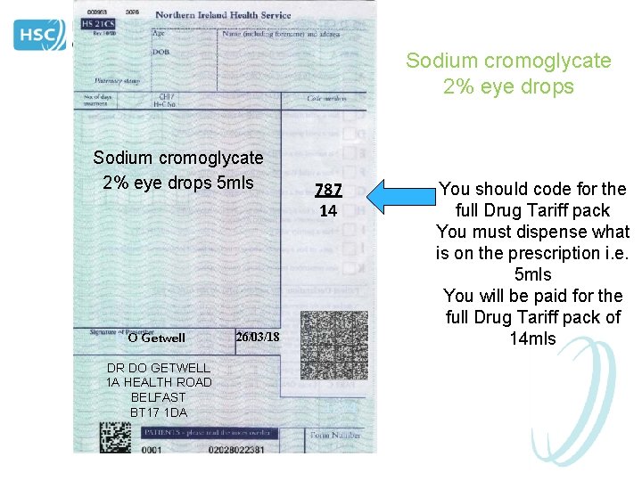 Sodium cromoglycate 2% eye drops 5 mls D O Getwell DR DO GETWELL 1