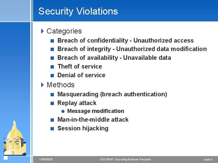 Security Violations 4 Categories < Breach of confidentiality - Unauthorized access < Breach of Security Violations 4 Categories < Breach of confidentiality - Unauthorized access < Breach of