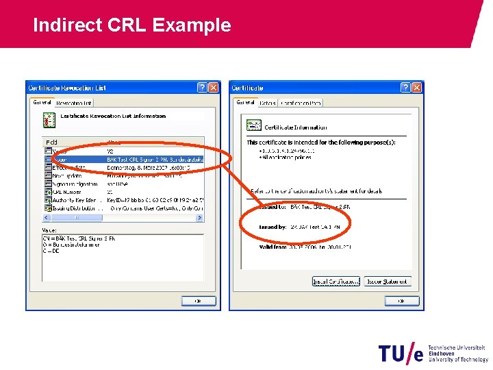 Indirect CRL Example 